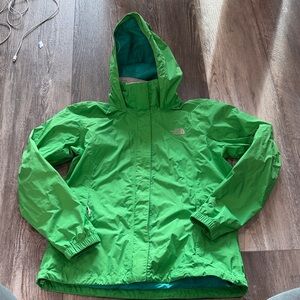 The North Face Bright Green Women's Raincoat